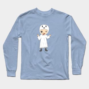 Ghost Costume Kid Long Sleeve T-Shirt